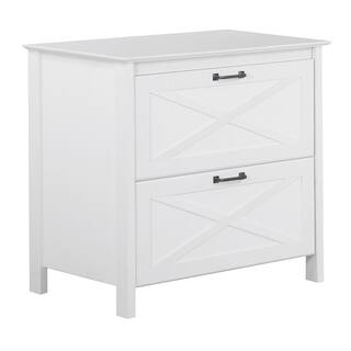 SAINT BIRCH Liam White File Cabinet SBHN4092LFWH