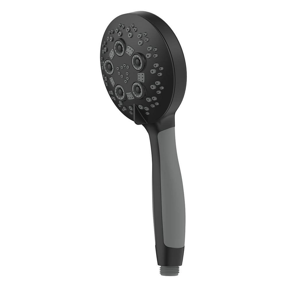 Speakman Rio 5-Spray Patterns with 2.5 GPM 4.5 in. Wall Mount Handheld Shower Head in Matte Black VS-1240-MB