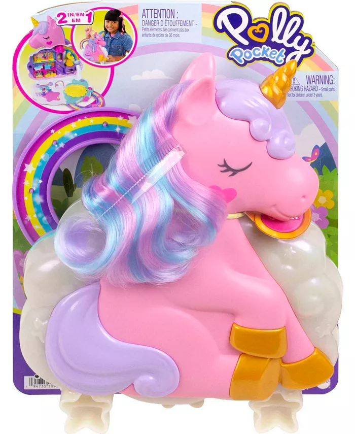 Polly Pocket Rainbow Unicorn Salon