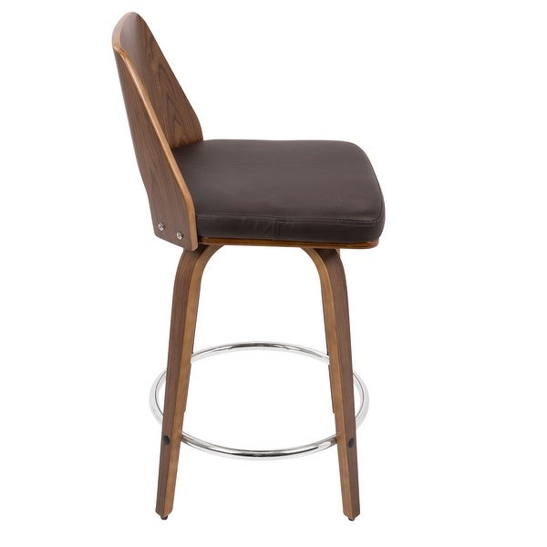 Carson Carrington Culnady Mid-century Modern Counter Stool (Set of 2)