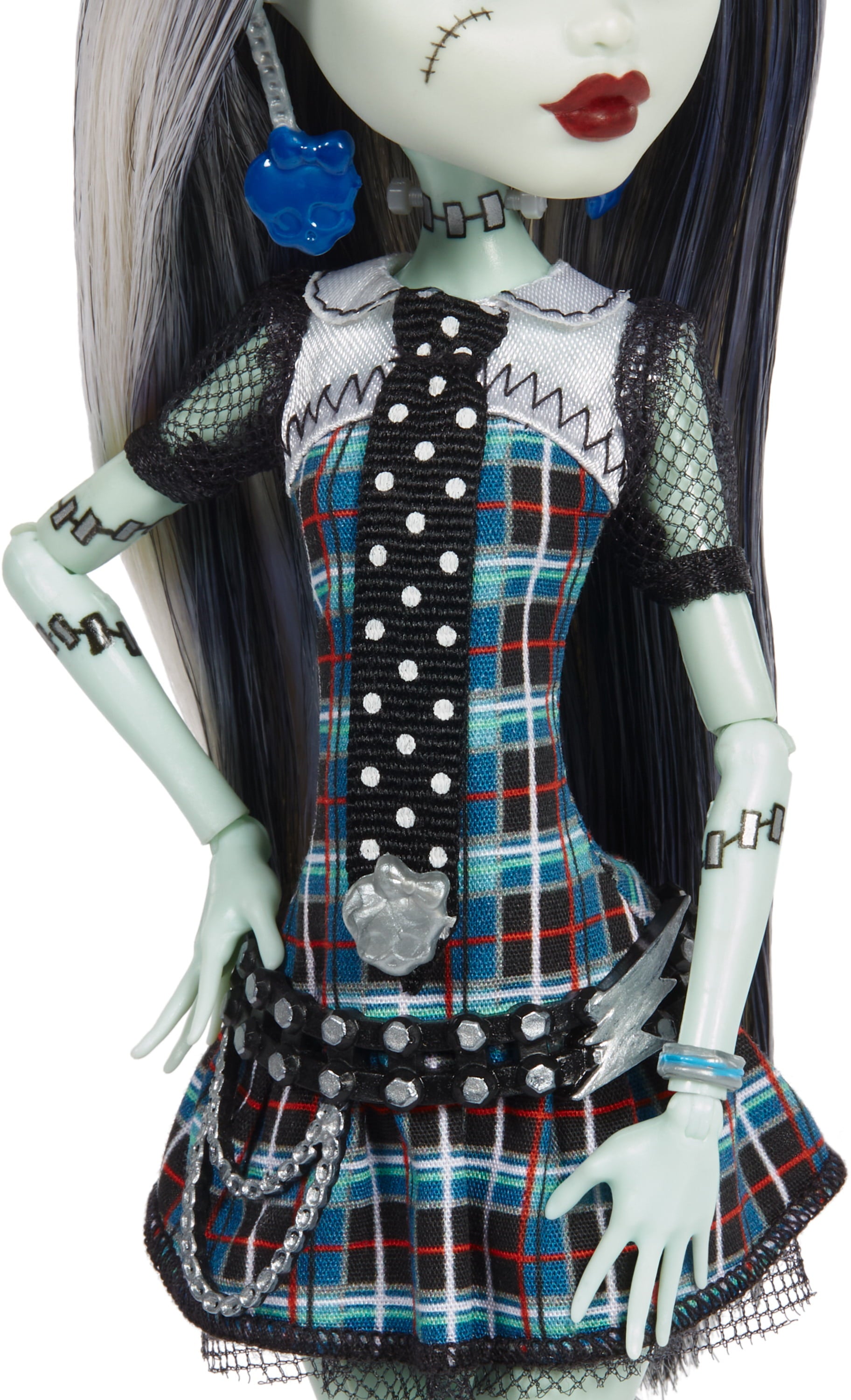 Monster High Frankie Stein Doll, Collectible Reproduction in Original Look with Diary & Doll Stand