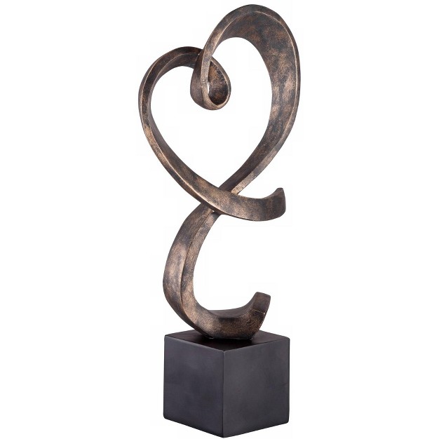 High Brushed Nickel Modern Sculpture