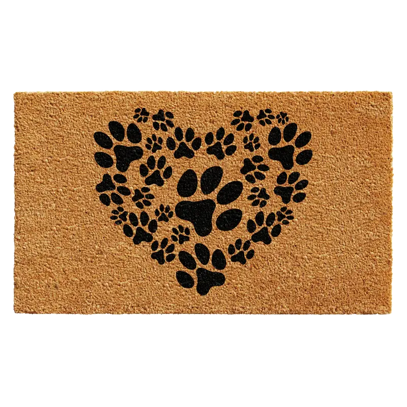 Heart Paws Doormat