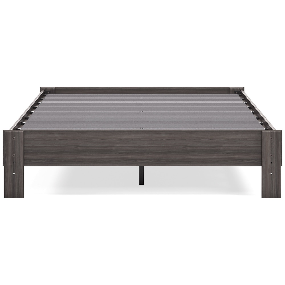 Signature Design by Ashley Brymont Dark Gray Platform Bed