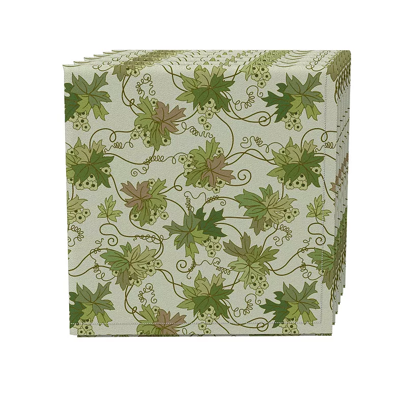 Napkin Set of 4， 100% Cotton， 20x20， Floral 112