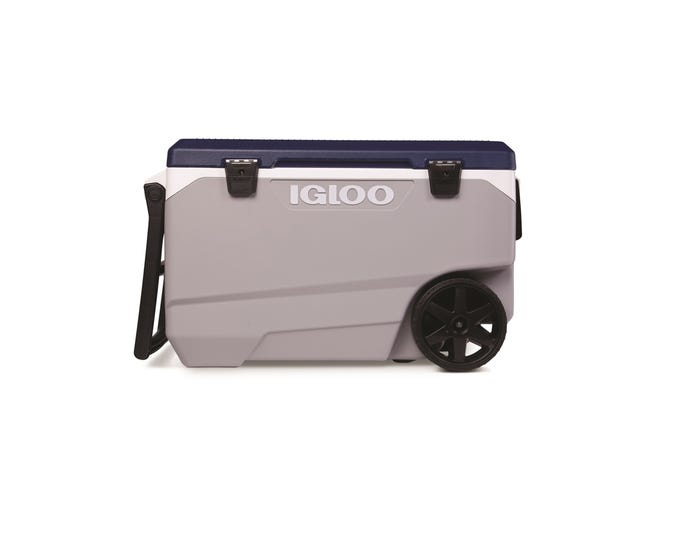 IGLOO Outdoor Maxcold Latitude Rolling Cooler， 90 Quarts - 34818