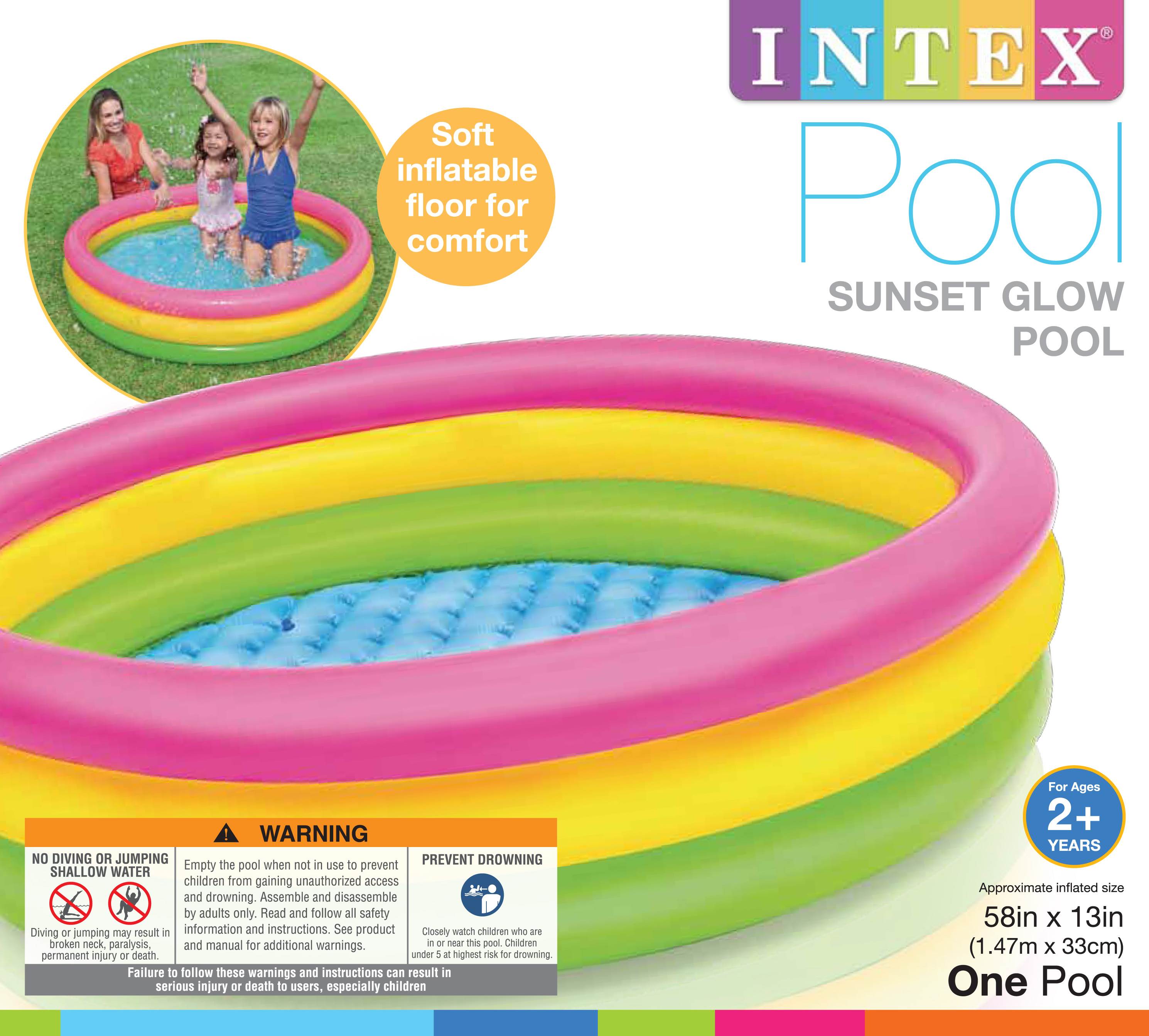 Intex 57422EP 54 x 12 in. 3-Ring Inflatable Pool