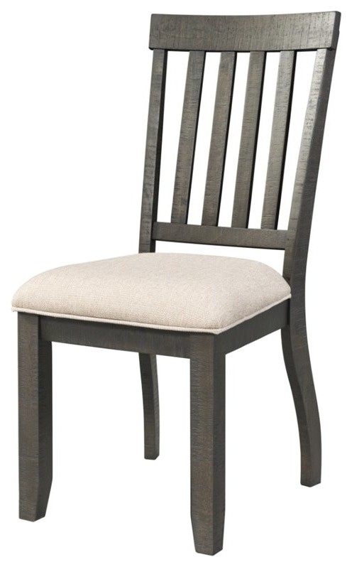 Picket House Furnishings Stanford Side Chair in Dark Ash (Set of 2)   Transitional   Dining Chairs   by Homesquare  Houzz