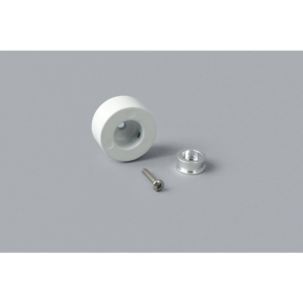 Dolle Prova White Aluminum 79 in. Long Handrail Kit 86343