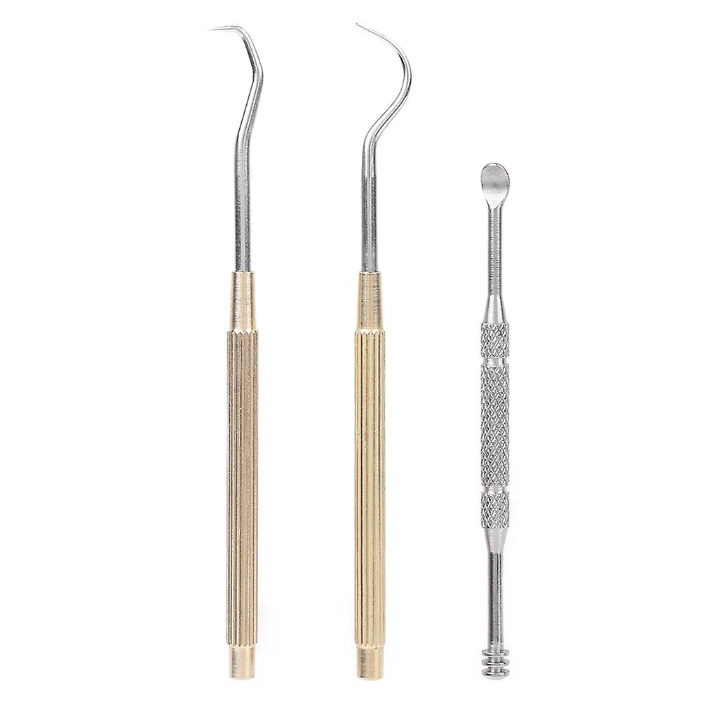 Metal Toothpick Earpick Kit Portable Keychain Multitool Ear Cleaner Spoon Teeth Cleaning Set