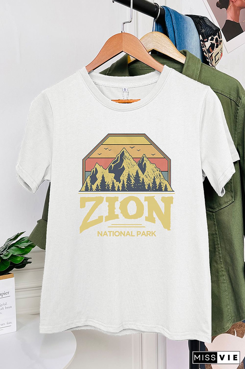 Zion National Park Graphic T-Shirt Wholesale