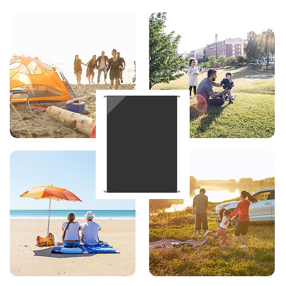 Ultralight Water Resistant Camping Mat With Triangle Pocket Sand Free Beach Mat Picnic Blanket Sandproof Beach Blanket No.206780