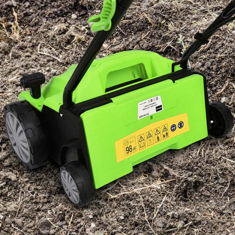 2-in-1 Electric Lawn Dethatcher & Scarifier, 12 Amp 13