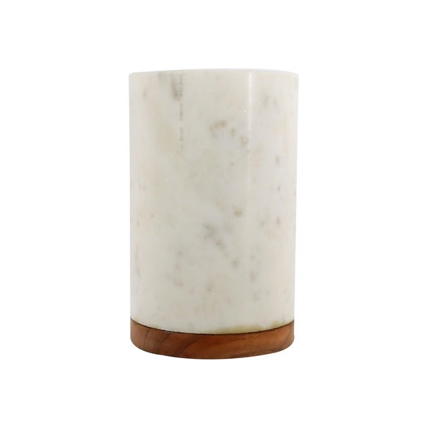 White Marble Stone Wine Bottle Cooler.