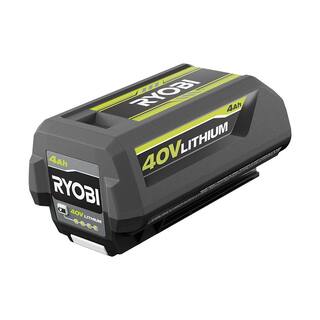 RYOBI 40V Lithium-Ion 4.0 Ah Battery and Rapid Charger OP40404-06