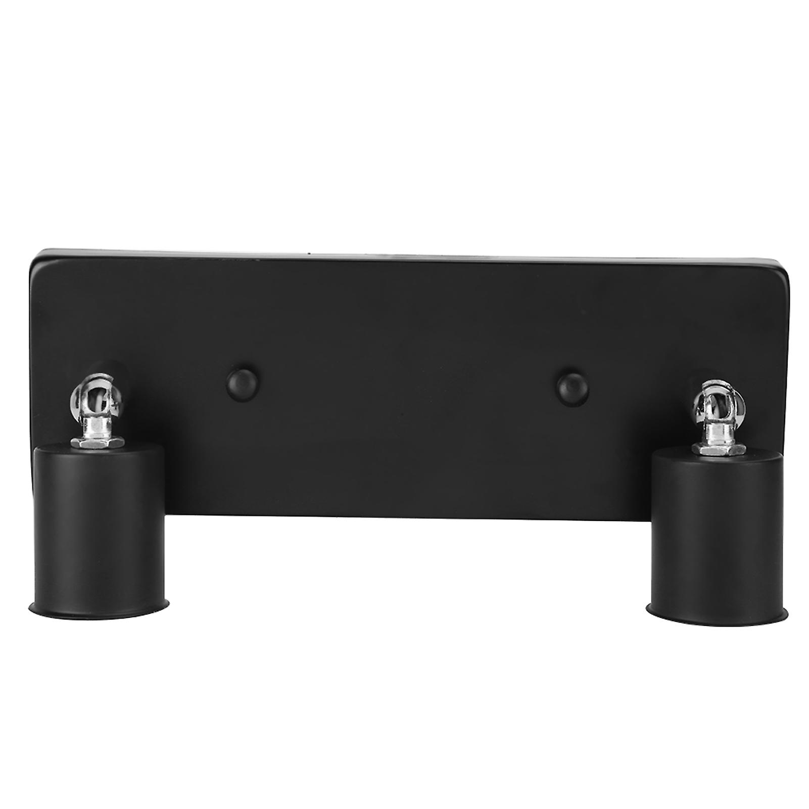 Elegant E27 Lamp Holder with Rectangular Turning Base DIY Accessories for Ceiling Wall LampBlack