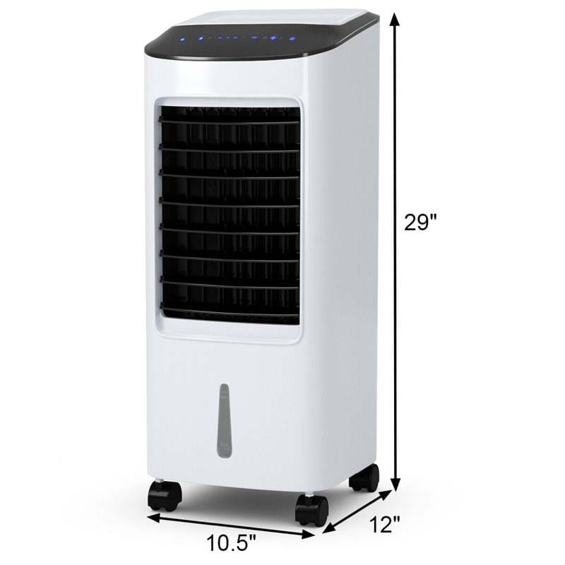 Canada Only - Evaporative Portable Air Cooler Fan Humidifier with Remote Control