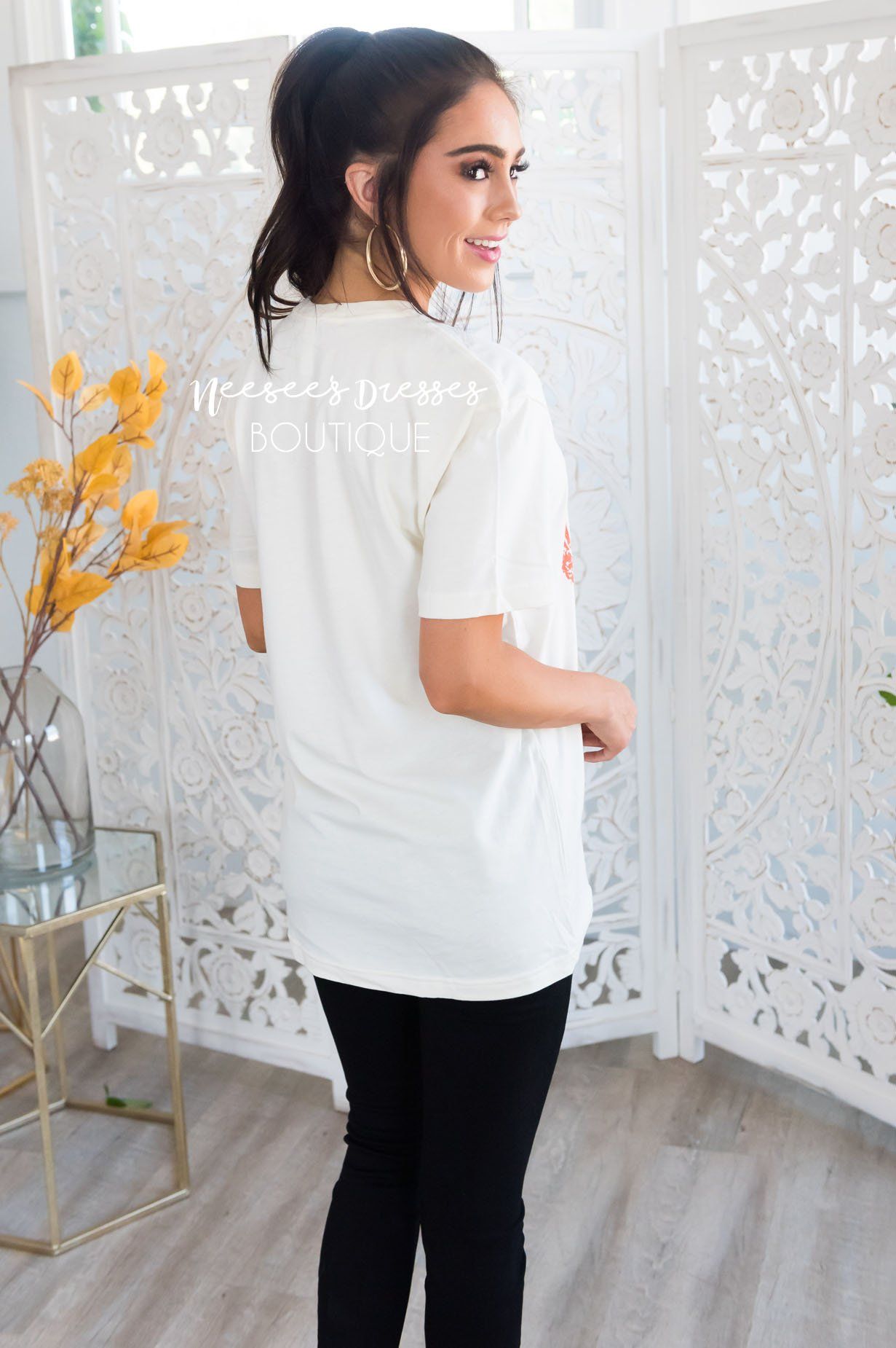 Fall Pumpkin Modest Tee