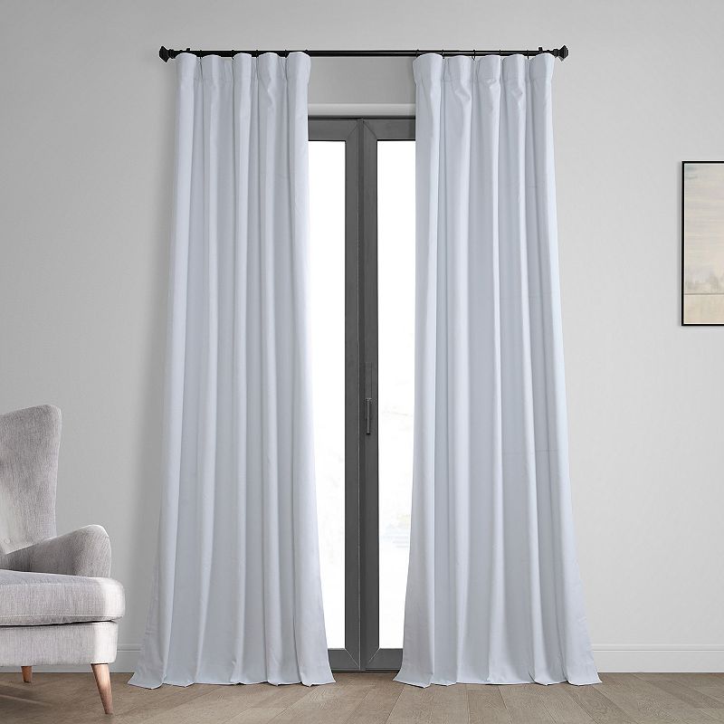 EFF Vintage Thermal Cross Linen Weave Max Blackout Window Curtain