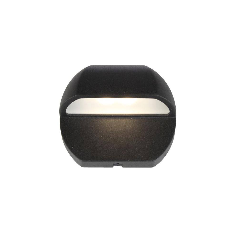 Hampton Bay Low-Voltage Black Outdoor Integrated LED Surface Mount Light IYR2601L-2