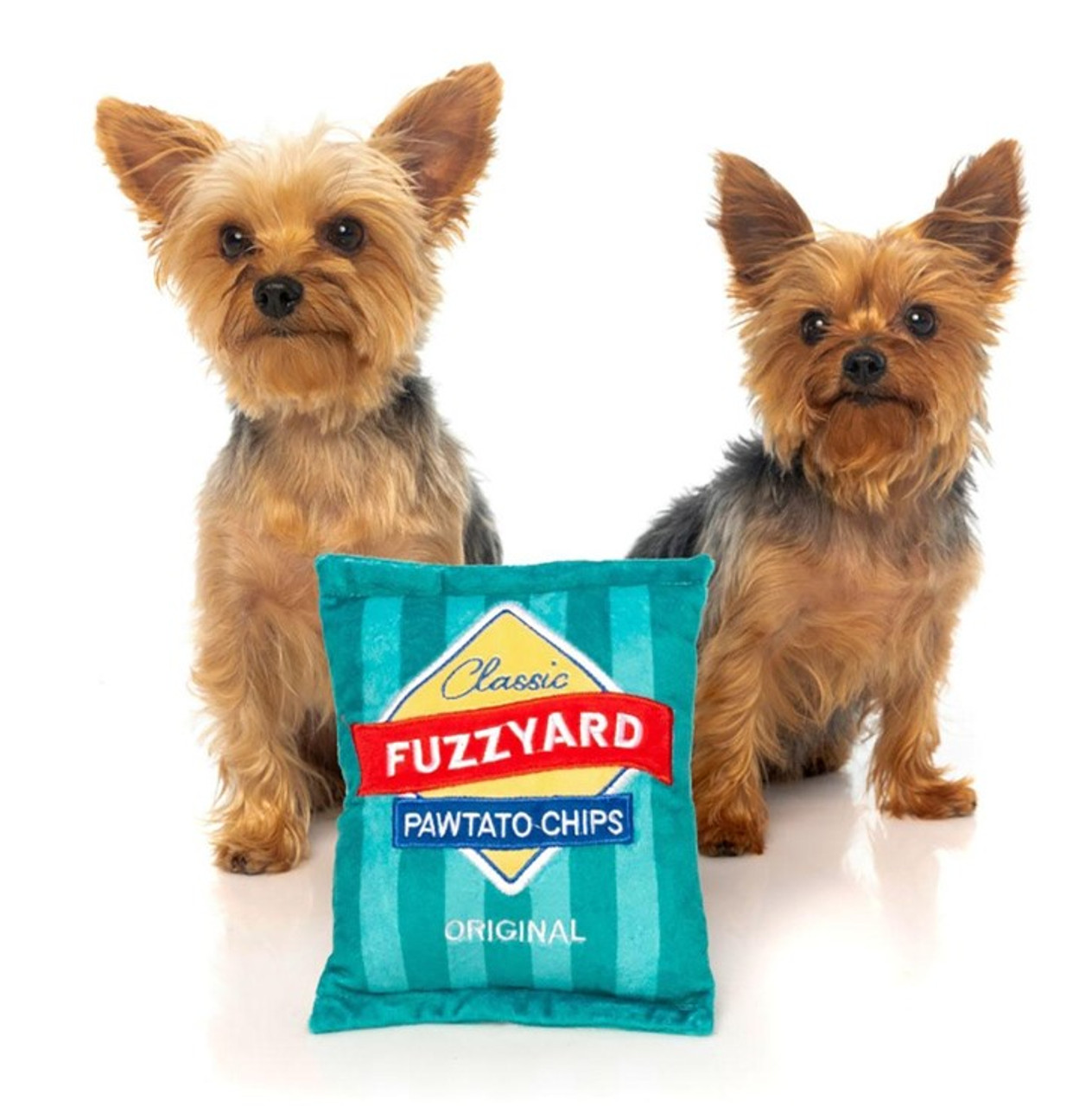 FuzzYard Pawtato Chips Plush Dog Toy