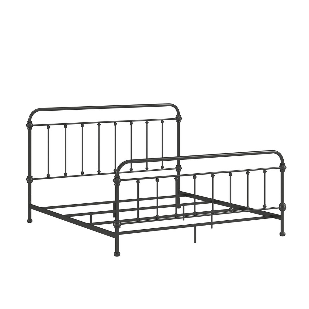 Giselle Antique Dark Bronze Iron Metal Bed by iNSPIRE Q Classic