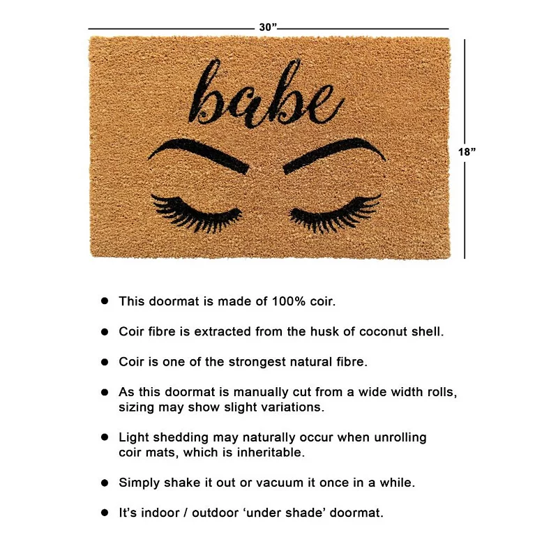 RugSmith Babe Doormat