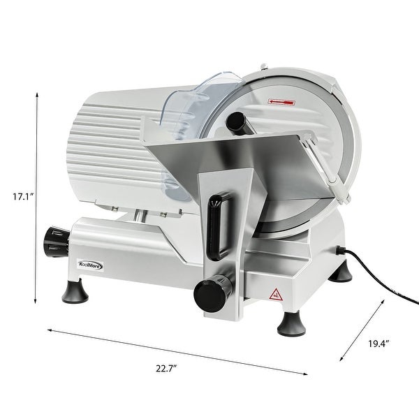 250 W Stainless-Steel 12 in. Commercial Deli Meat Slicer - 12 Inch