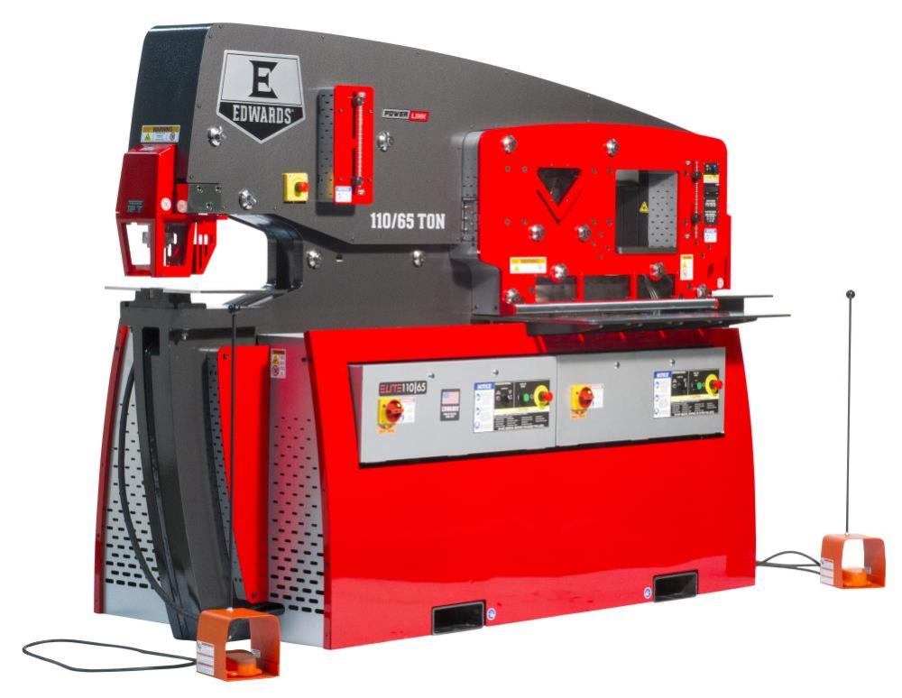 65/110 Ton Elite Dual Operator Ironworker 3PH 230V