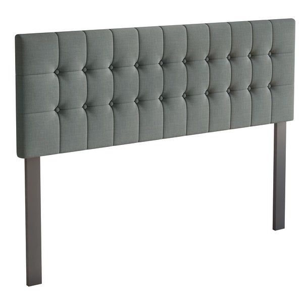 CraftPorch Linen Button Tufted Upholstered Adjustable Headboard - - 36547902