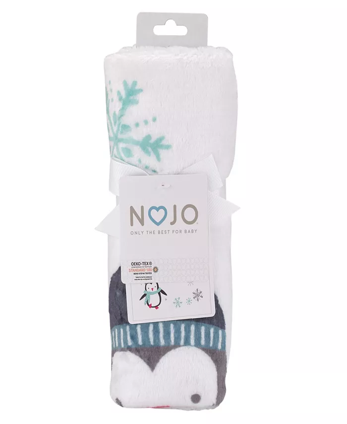 NoJo Penguin Let It Snow Photo Op Baby Blanket