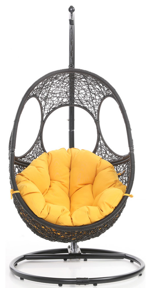 Modern Malaga Swing Chair   Contemporary   Hammocks And Swing Chairs   by Zuri Furniture  Houzz