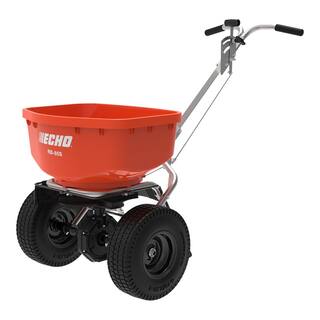 ECHO 85 lbs. Capacity All-Weather Stainless Steel Pro Broadcast Spreader for Seeds and Fertilizer with Hopper Grate and Cover RB-85S