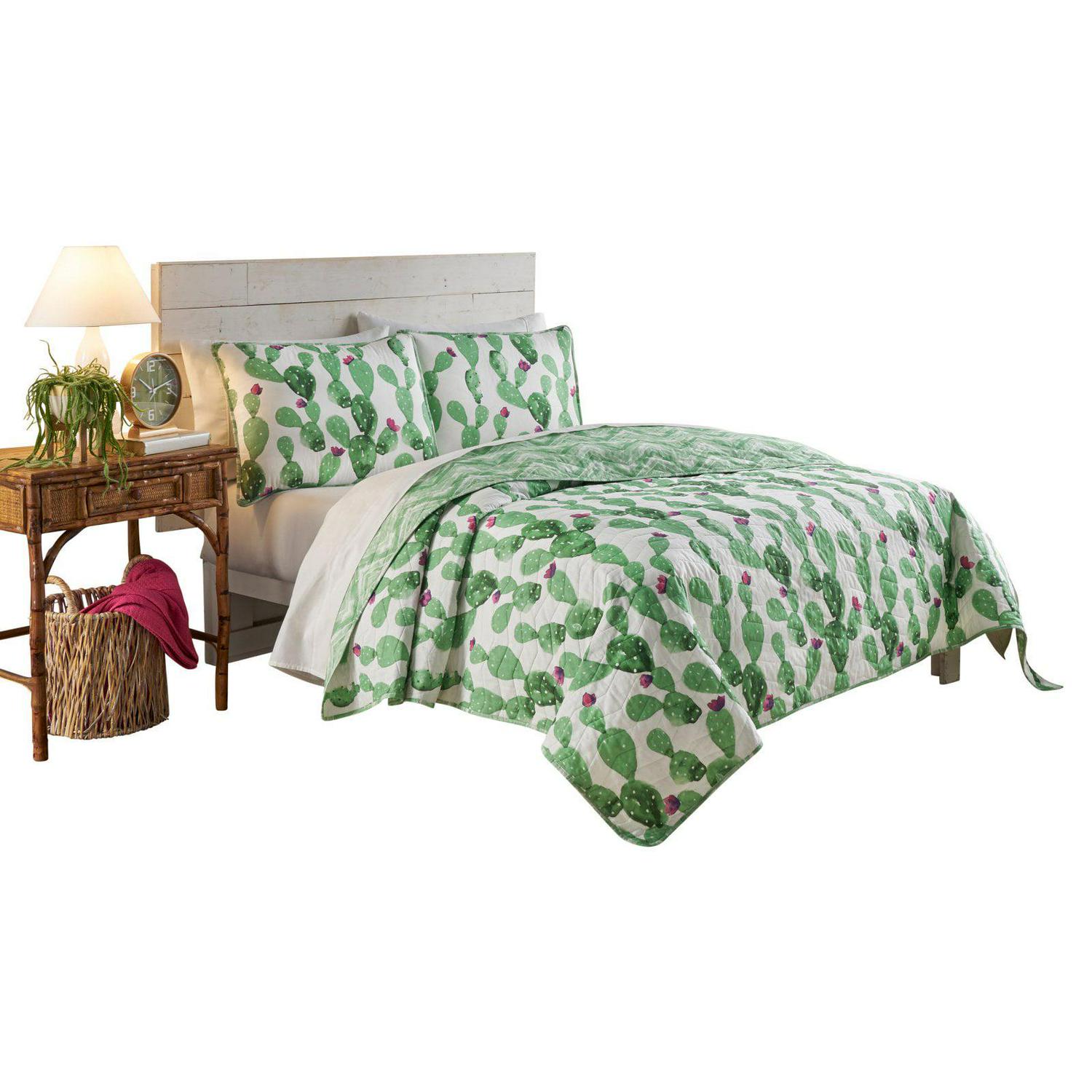 OTTO-WHITE 3PC QUILT SET