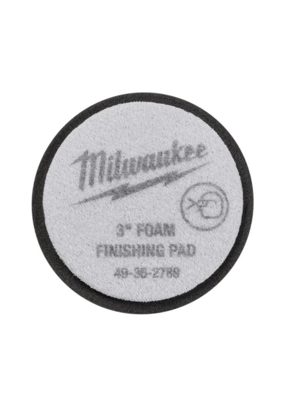 Milwaukee 3 in. Black Foam Finishing Pad 5PC 49-36-5789 from Milwaukee