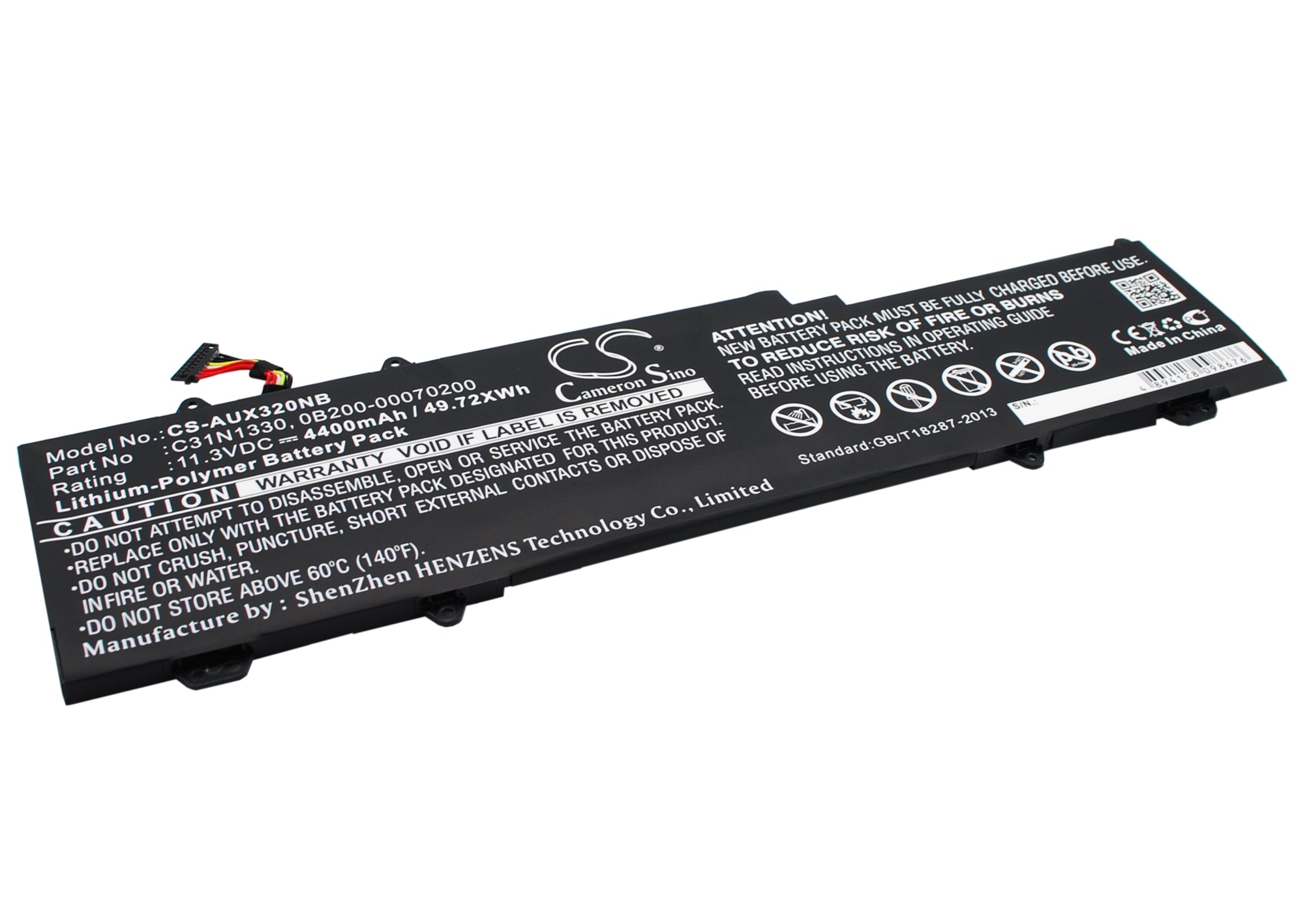 Asus Zenbook UX32LA Zenbook UX32LA0171A4210U Zenb Replacement Battery BatteryClerkcom Laptop and Notebook