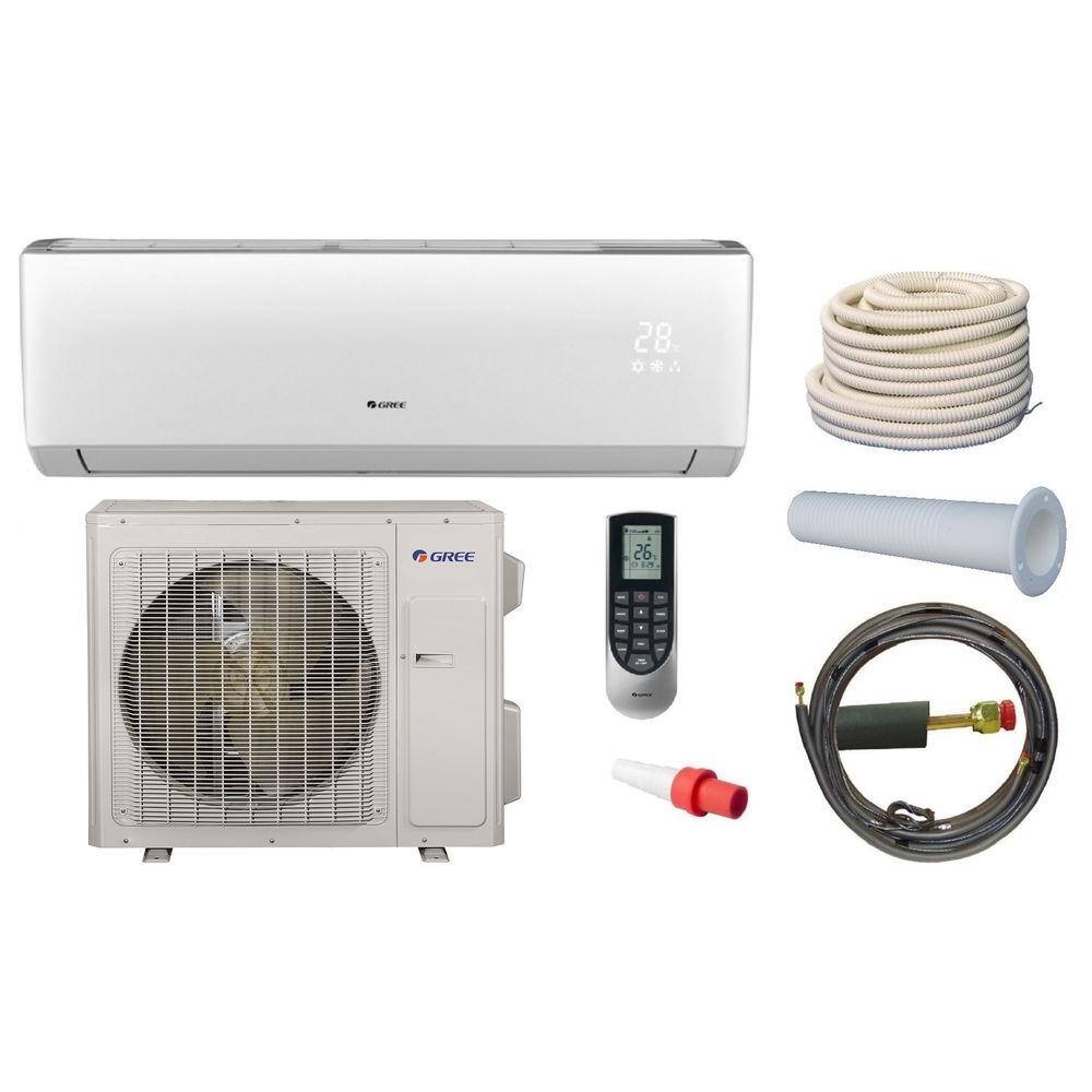 GREE Vireo 33600 BTU Ductless Mini Split Air Conditioner and Heat Pump Kit -230Volt VIR36HP230V1AK