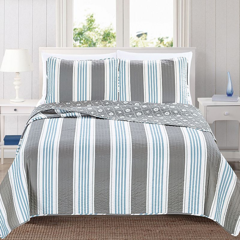 Madelinen? St. Croix Coastal Quilt Set with Shams