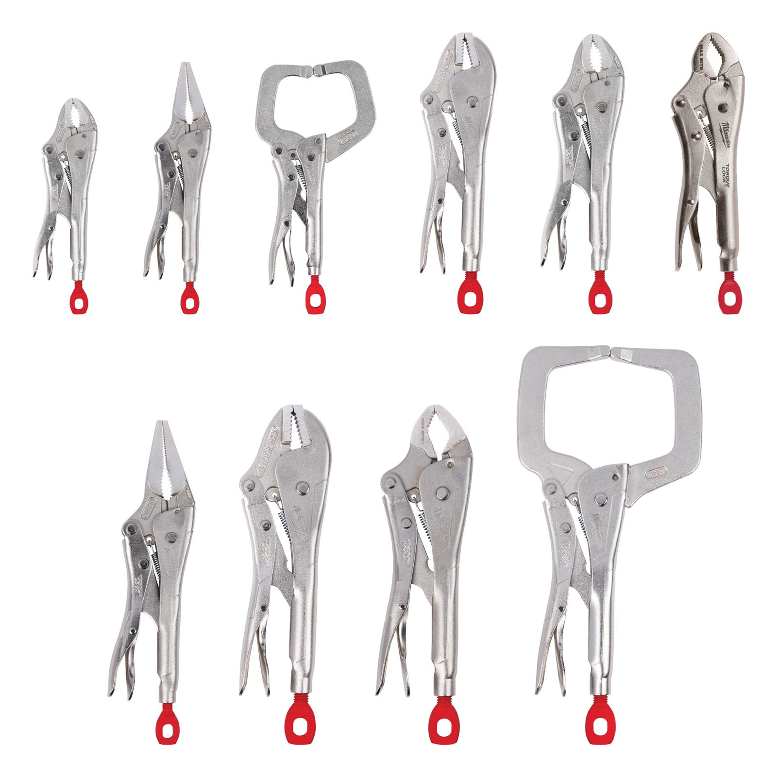 Milwaukee Tool 48-22-3690 Milwaukee TORQUE LOCK 10-Piece Locking Plier Sets