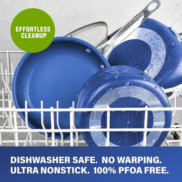 20 Piece Complete Cookware Bakeware Set with Ultra Non-stick 100% PFOA Free Coating-Includes Frying Pans， Saucepans， Stock Pots