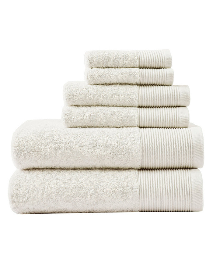 Beautyrest Nuage Cotton Tencel Blend 6 Piece Towel Set