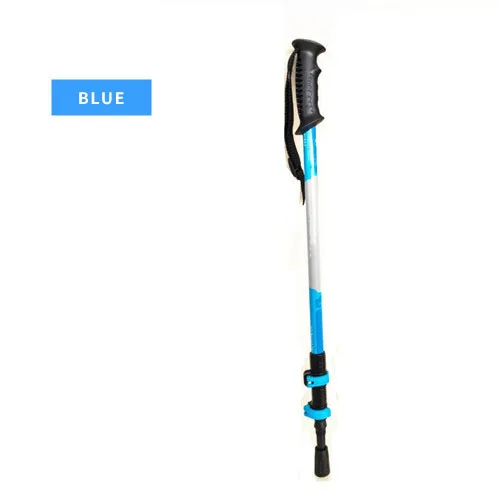 Manufacturer Oem Hiking Adjustable Alpenstock pole Lightweight Climbing Stick Camping Folding Trekking Poles For Hiking Outdoor