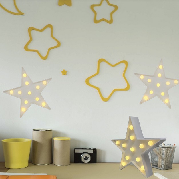 Ciao Tech Star Shaped Stand Up amp Hang On Wall Led Light Vibrant Ambiance