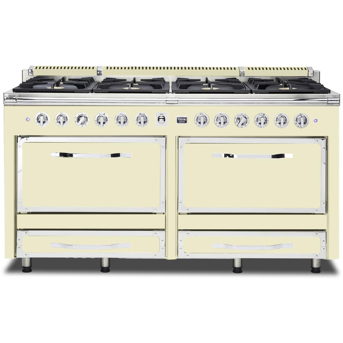 Viking 66-inch Freestanding Dual-Fuel Range with Convection Technology TVDR661-8BVC