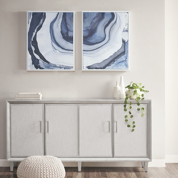 Ethereal Diptych 2 piece Framed Canvas Wall Art Se...