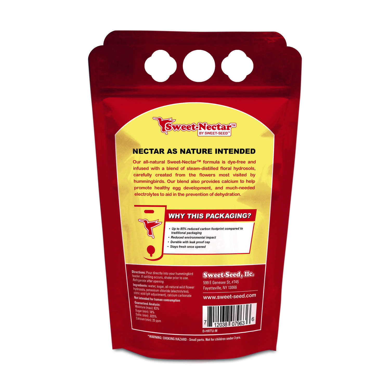 Sweet-Seed Sweet-Nectar Hummingbird Sucrose Nectar 1.5 L