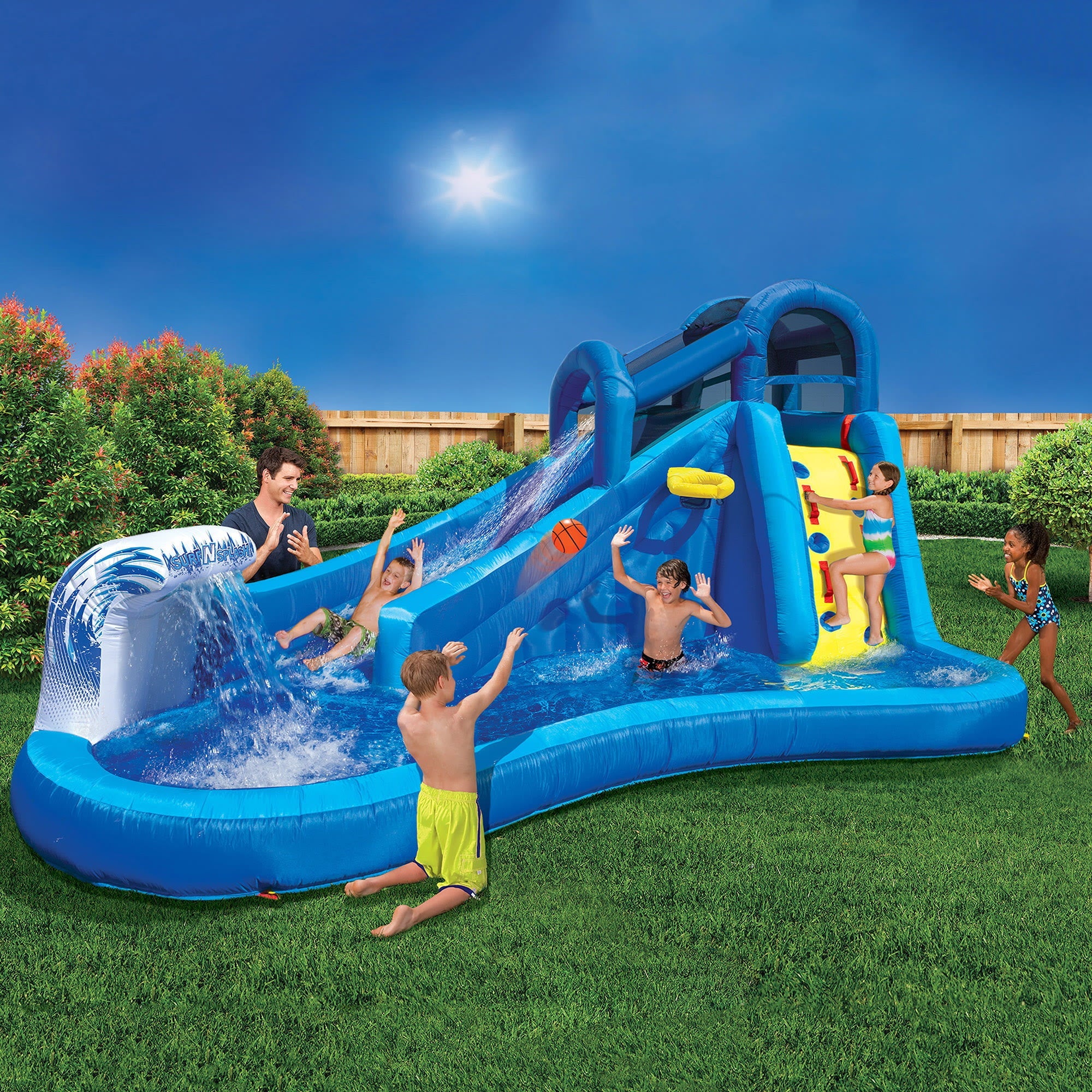 Banzai Inflatable Surf N' Splash Water Park