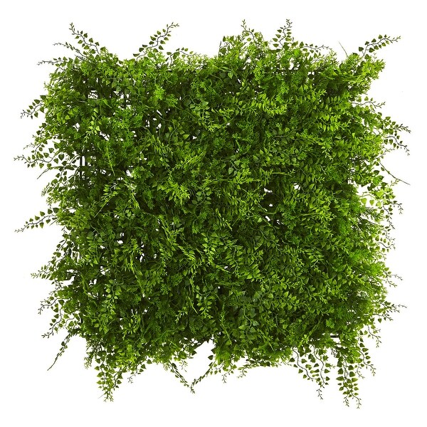 20 x 20 Lush Mediterranean Artificial Fern Wall Panel UV Resistant (Indoor/Outdoor)