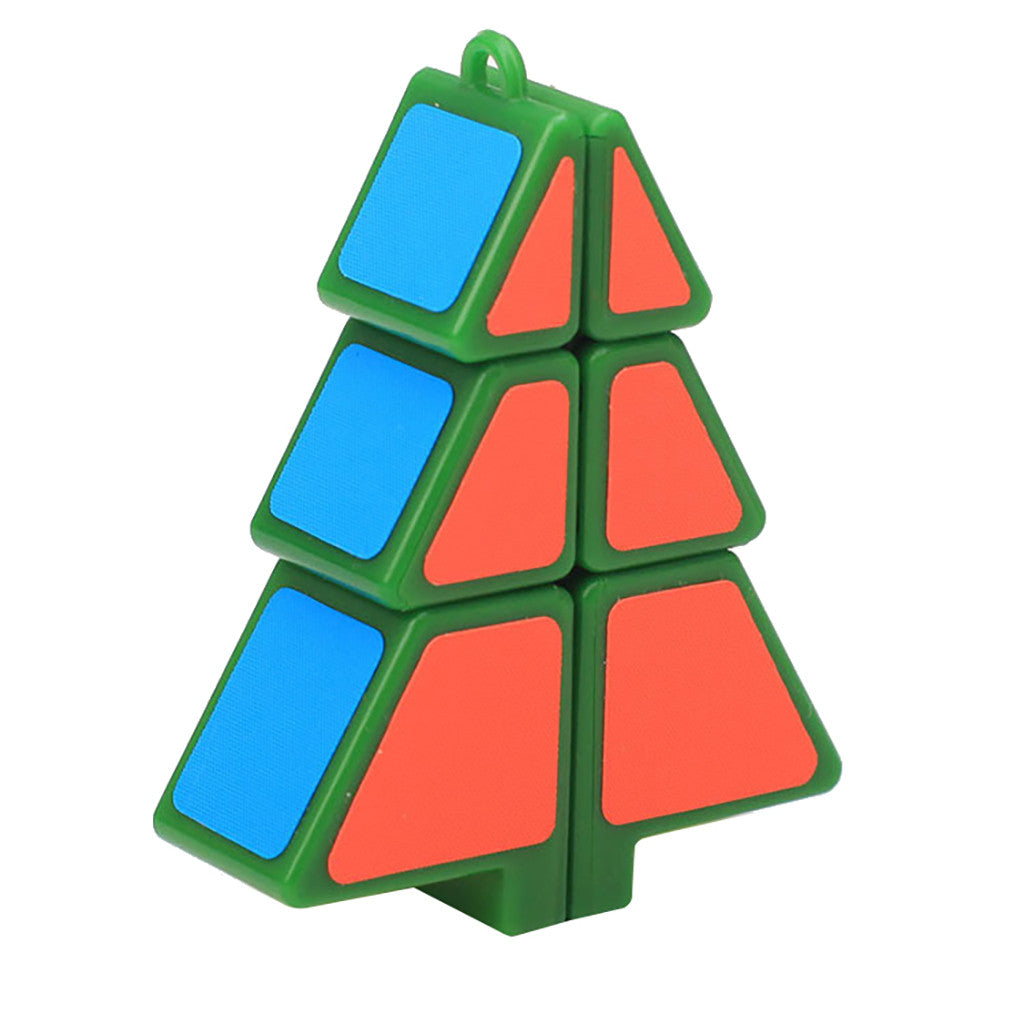 kids toys Magic Cube 1X2X3 Christmas Tree Cube Puzzle Ultra-Smooth Magic Puzzle Xmas Gifts