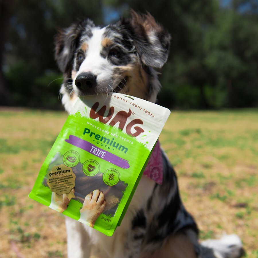 WAG Premium Cuts Beef Tripe Grain-Free Dog Treats